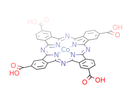 69934-86-7,cobalt tetracarboxyphthalocyanine,Cobaltate(4-),[29H,31H-phthalocyanine-2,9,16,23-tetracarboxylato(6-)-N29,N30,N31,N32]-,tetrahydrogen, (SP-4-1)-; Cobaltate(4-),[29H,31H-phthalocyanine-2,9,16,23-tetracarboxylato(6-)-kN29,kN30,kN31,kN32]-, tetrahydrogen, (SP-4-1)-(9CI); 29H,31H-Phthalocyanine-2,9,16,23-tetracarboxylic acid, cobalt complex;2,9,16,23-Tetracarboxyphthalocyaninatocobalt(II); Cobalt4,4',4'',4'''-tetracarboxyphthalocyanine