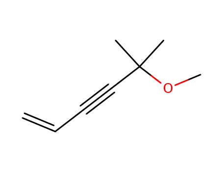 Molecular Structure of 814-57-3 (1-Hexen-3-yne, 5-methoxy-5-methyl-)