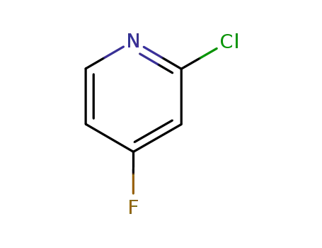 Molecular Structure of 34941-91-8 (2-Chloro-4-fluoropyridine)