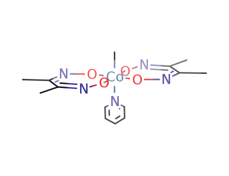 Molecular Structure of 23642-14-0 (Cobalt,bis[[2,3-butanedione di(oximato-kN)](1-)]methyl(pyridine)-, (OC-6-12)-)