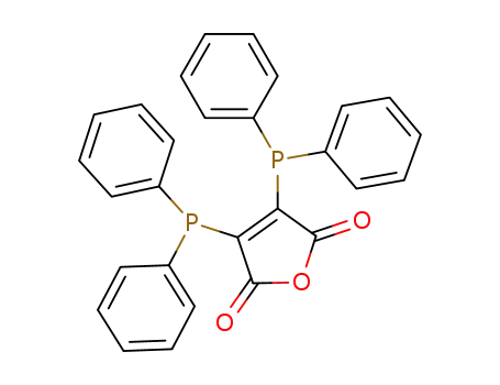 Molecular Structure of 51501-24-7 (2,3-bis(diphenylphosphino)maleic anhydride)