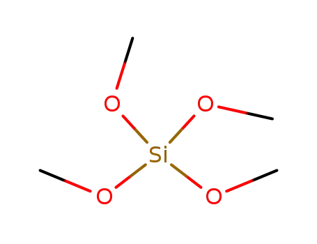 Molecular Structure of 681-84-5 (Tetramethyl orthosilicate)