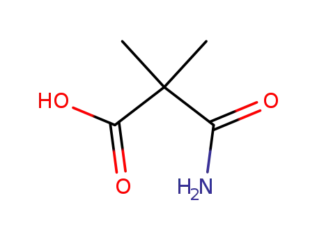 Molecular Structure of 116070-49-6 (2,2-DIMETHYL-MALONAMIC ACID)