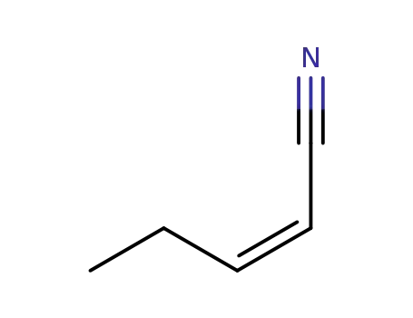 Molecular Structure of 25899-50-7 (2-PENTENENITRILE)