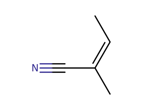 Molecular Structure of 20068-02-4 ((Z)-2-Methyl-2-butenenitrile)