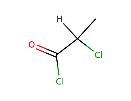 Molecular Structure of 7623-09-8 (2-Chloropropionyl chloride)