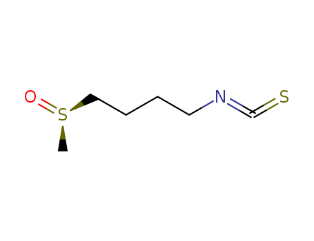 142825-10-3,DL-SULFORAPHANE,(-)-Sulforaphane;(R)-Sulforaphane;1-isothiocyanato-4-(methylsulfinyl)butane;4-Isothiocyanatobutyl methyl sulfoxide;4-Methylsulfinylbutyl isothiocyanate;butane, 1-isothiocyanato-4-(methylsulfinyl)-;Butane,1-isothiocyanato-4-(methylsulfinyl)-, (R)-;