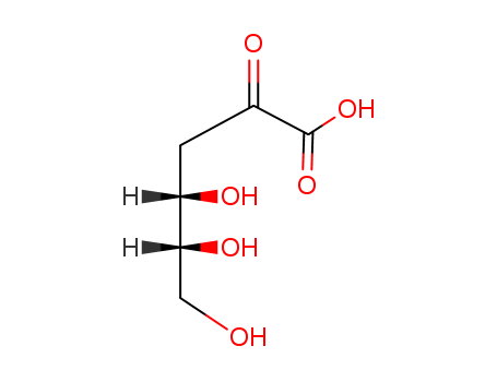 4,5,6-trihydroxy-2-oxo-hexanoic acid