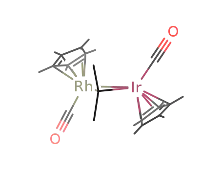 (μ-2-propylidene){carbonyl{carbonyl(η5-pentamethylcyclopentadienyl)rhodio}(η5-pentamethylcyclopentadienyl)iridium(Rh-Ir)}