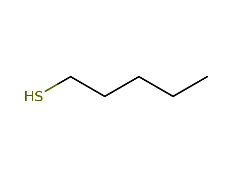 Molecular Structure of 110-66-7 (1-Pentanethiol)