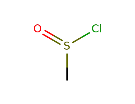 Molecular Structure of 676-85-7 (Methanesulfinylchloride)