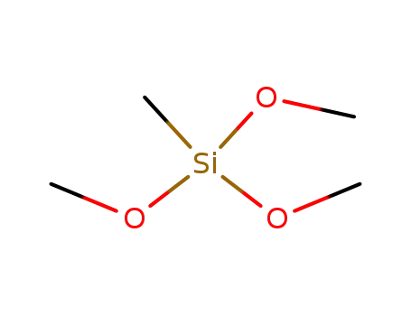 Molecular Structure of 1185-55-3 (Methyltrimethoxysilane)