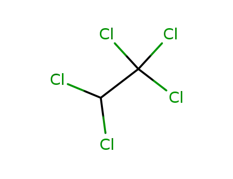 Molecular Structure of 76-01-7 (Pentachloroethane)