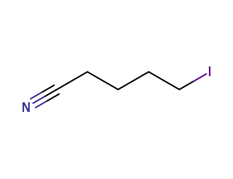 Molecular Structure of 6727-75-9 (Pentanenitrile, 5-iodo-)