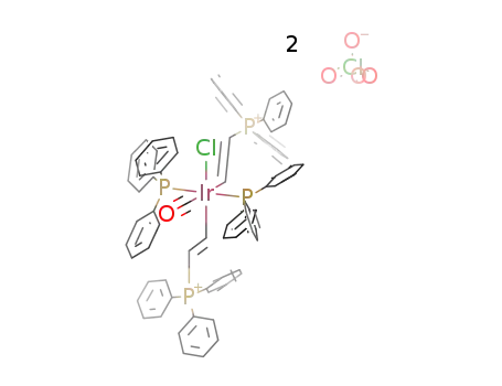 cis,trans-[Ir(Cl3)(-CH=CHPPh3)2(CO)(PPh3)2](ClO4)2
