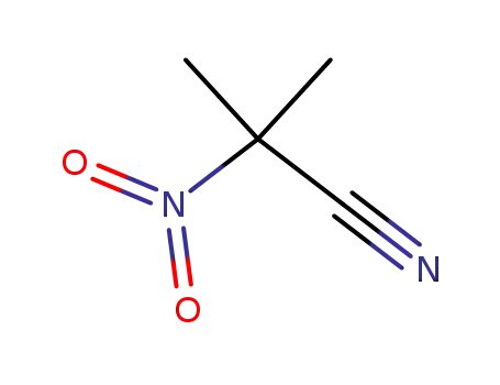 Molecular Structure of 18992-13-7 (2-Methyl-2-nitropropionitrile)