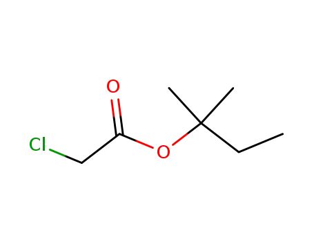 Molecular Structure of 5439-30-5 (2-methylbutan-2-yl chloroacetate)