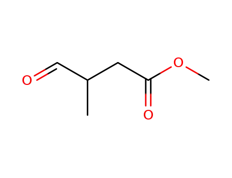 Molecular Structure of 65038-34-8 (Butanoic acid, 3-methyl-4-oxo-, methyl ester)