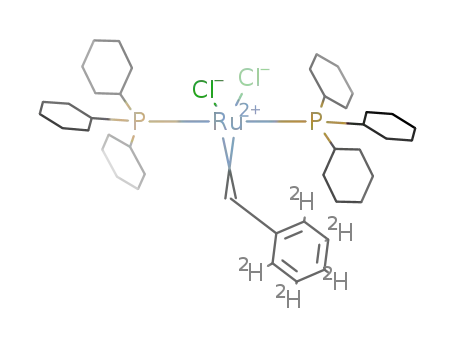 (tricyclohexylphosphine)2Cl2Ru(=CHC6D5)