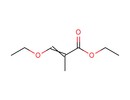 Molecular Structure of 92145-32-9 (3-Ethoxy-2-methyl-2-propenoic acid ethyl ester)