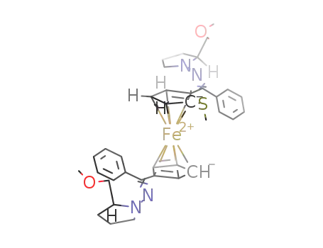[1,1'-bis[N-[(2S)-2-(methoxymethyl)tetrahydro-1H-1-pyrrolyl]-N-[(E)phenylmethylideneamino]]]-[(Sp)-2-methylsulfanyl]ferrocene