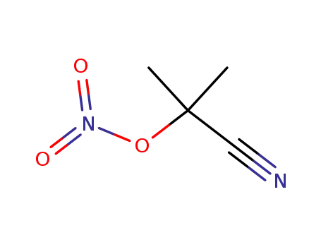 Molecular Structure of 40561-27-1 (2-cyanopropan-2-yl nitrate)