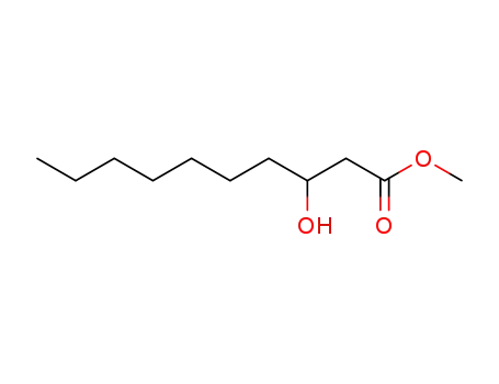 Molecular Structure of 62675-82-5 (METHYL 3-HYDROXYDECANOATE)