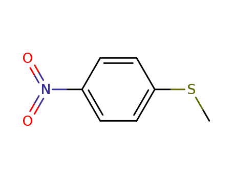 Molecular Structure of 701-57-5 (4-NITROTHIOANISOLE)