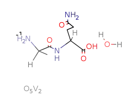 (L-alanine-glutamine)(x)V2O5*H2O
