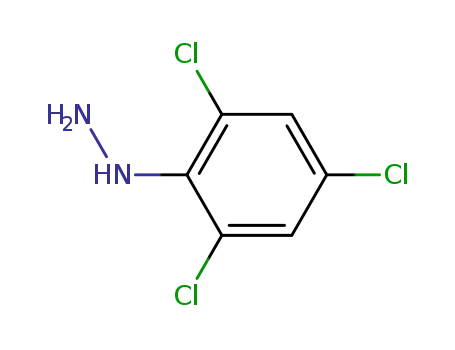 Molecular Structure of 5329-12-4 (2,4,6-Trichlorophenylhydrazine)