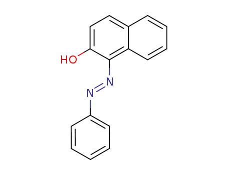 Molecular Structure of 40339-35-3 (2-Naphthalenol, 1-(phenylazo)-, (E)-)