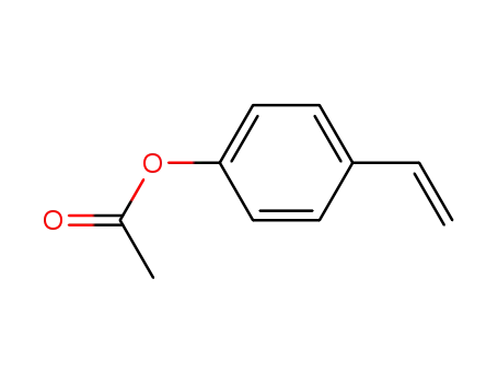 Molecular Structure of 2628-16-2 (Phenol, 4-ethenyl-,1-acetate)