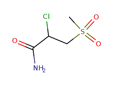 2-Chlor-3-methylsulfonyl-propionamid