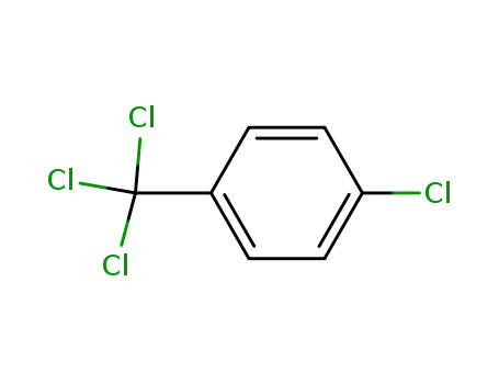 Molecular Structure of 5216-25-1 (4-Chlorobenzotrichloride)