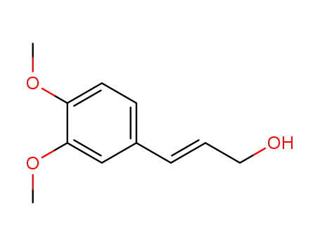 Molecular Structure of 18523-76-7 (2-Propen-1-ol, 3-(3,4-dimethoxyphenyl)-)