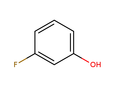 Molecular Structure of 372-20-3 (3-Fluorophenol)