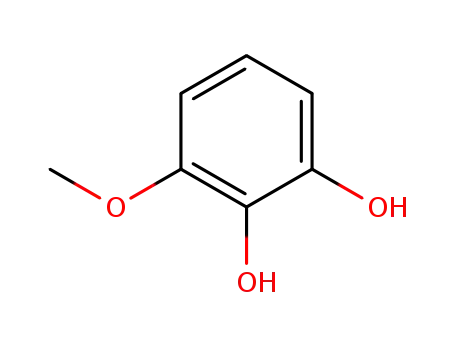 Molecular Structure of 934-00-9 (3-METHOXYCATECHOL)