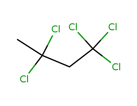 Molecular Structure of 21981-33-9 (1,1,1,3,3-pentachlorobutane)