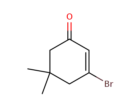 Molecular Structure of 13271-49-3 (5,5-Dimethyl-3-bromocyclohex-2-enone)