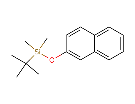 Molecular Structure of 62790-91-4 (Silane, (1,1-dimethylethyl)dimethyl(2-naphthalenyloxy)-)