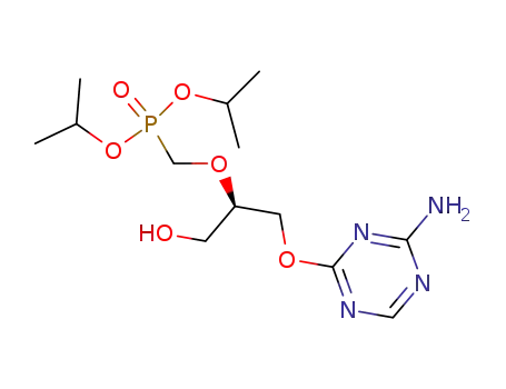 diisopropyl {[(1R)-2-[(4-amino-1,3,5-triazin-2-yl)oxy]-1-(hydroxymethyl)ethoxy]methyl}-phosphonate