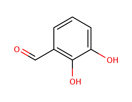 Molecular Structure of 24677-78-9 (2,3-Dihydroxybenzaldehyde)