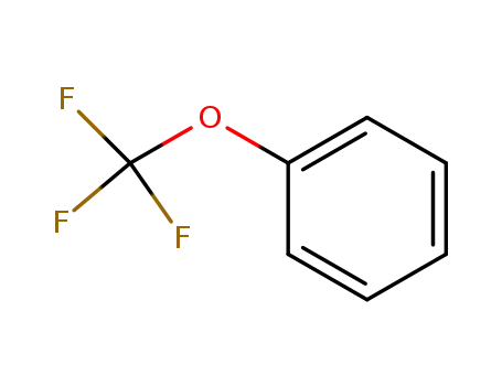 Molecular Structure of 456-55-3 ((Trifluoromethoxy)benzene)