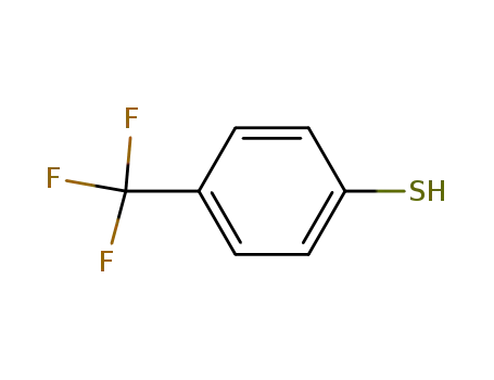 Molecular Structure of 825-83-2 (4-(Trifluoromethyl)thiophenol)