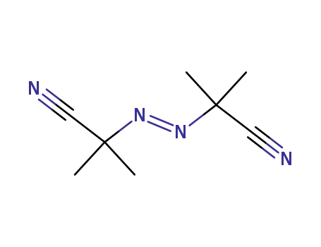 Molecular Structure of 34241-39-9 ((E)-Azobis(isobutyronitrile))