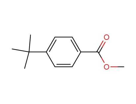 Molecular Structure of 26537-19-9 (Methyl 4-tert-butylbenzoate)