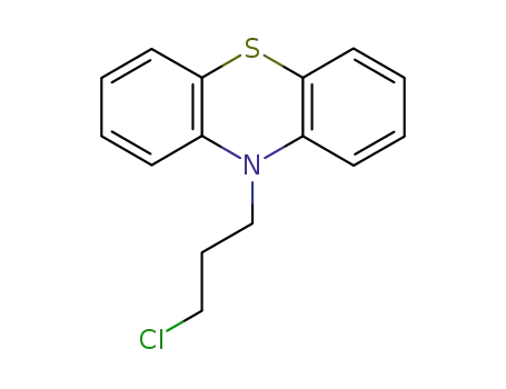 Molecular Structure of 5909-59-1 (10-(3-chloropropyl)-10H-phenothiazine)