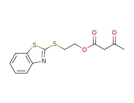 2-(1,3-benzothiazol-2-ylthio)ethyl 3-oxobutanoate