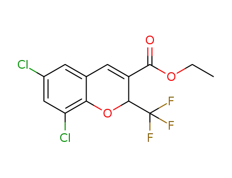 ethyl 6,8-dichloro-2-(trifluoromethyl)-2H-chromene-3-carboxylate