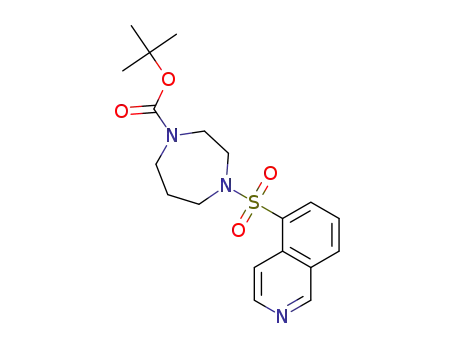 4-(isoquinoline-5-sulfonyl)-[1,4]diazepane-1-carboxylic acid tert-butyl ester